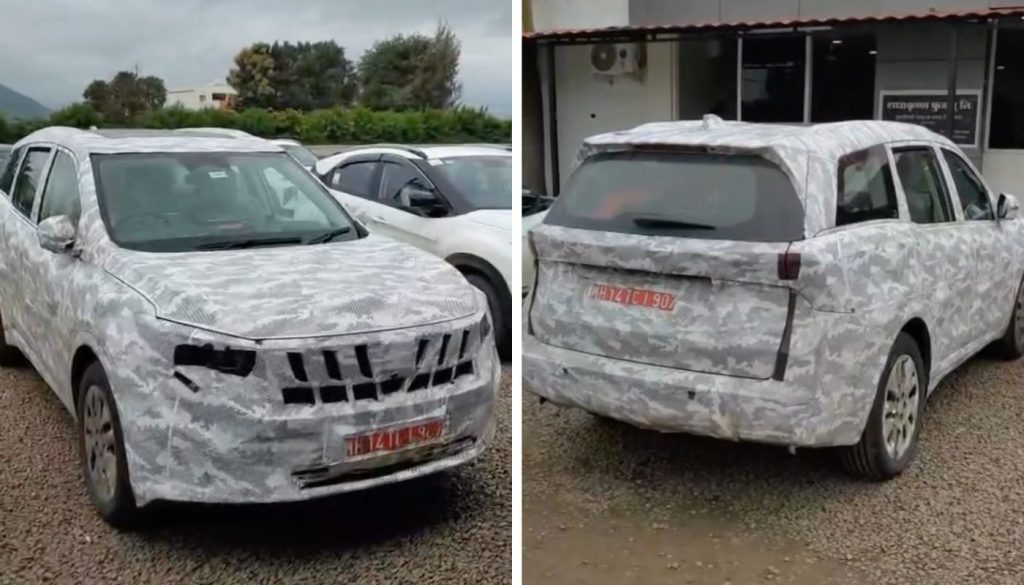 Mahindra XUV700 Facelift Spotted Testing