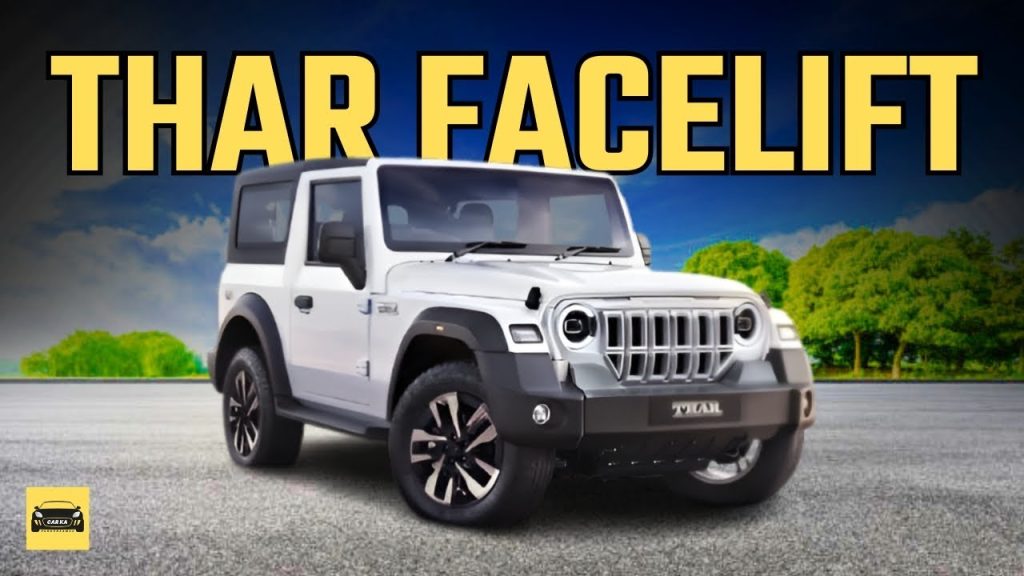 3-Door Mahindra Thar Facelift