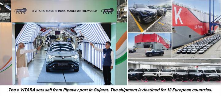 Maruti Suzuki e-Vitara Export to Europe