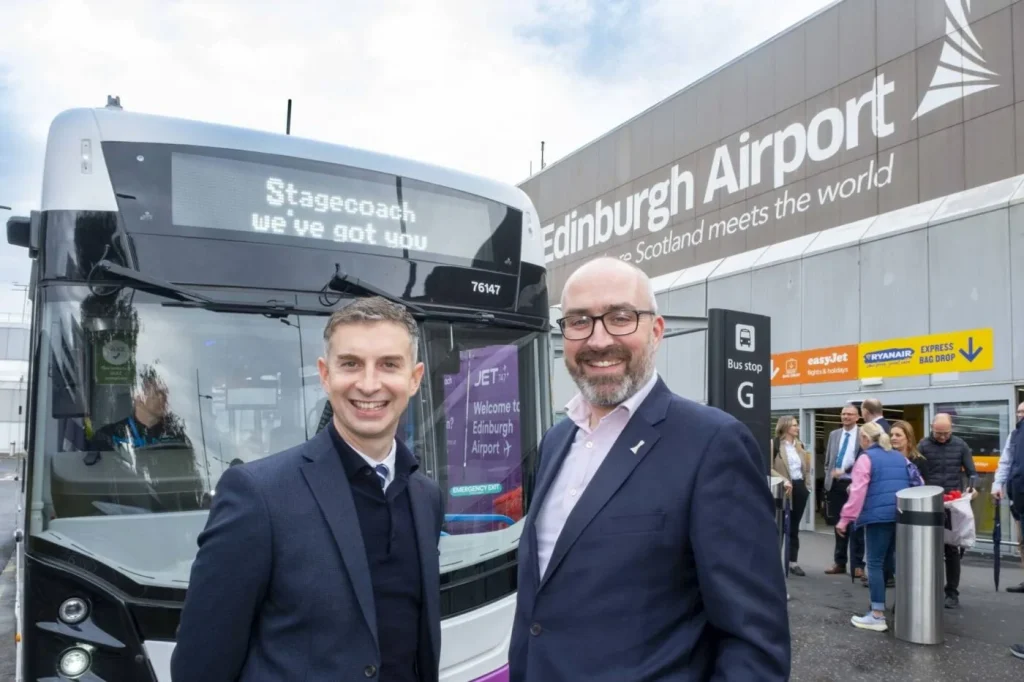 Six New Stagecoach Electric Buses Boost Edinburgh Airport