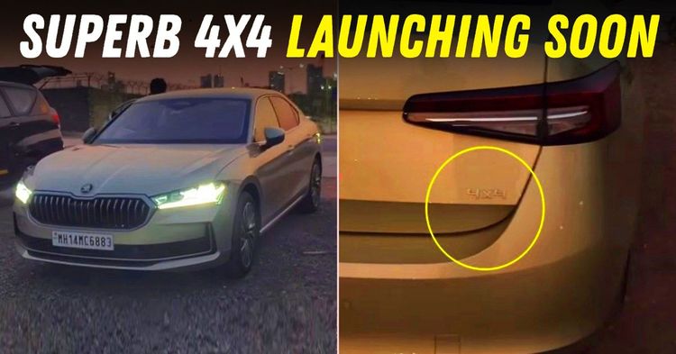 Skoda Superb Diesel 4x4 Spotted in Pune