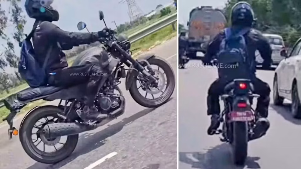 Yamaha XSR 155 Spied Testing in India
