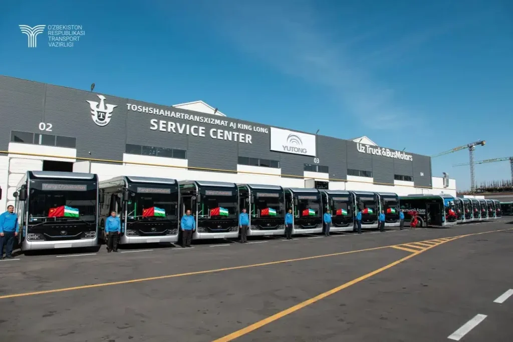 Electric Yutong Buses For Uzbekistan