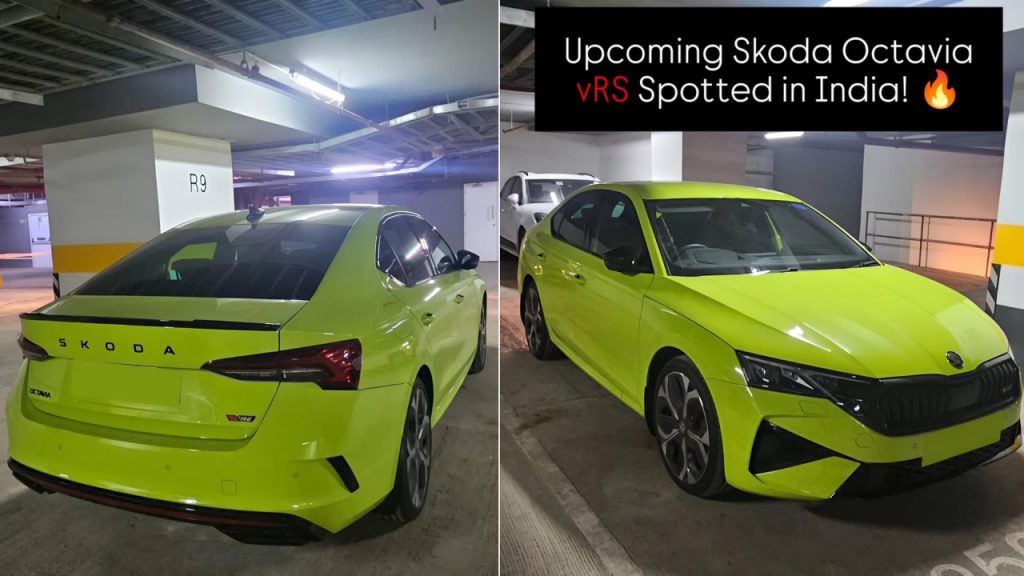 New Skoda Octavia vRS Spied in India
