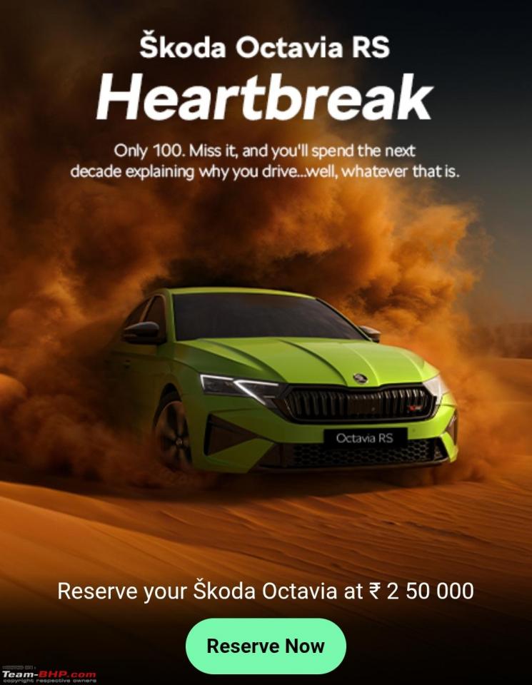 Skoda Octavia RS Returns