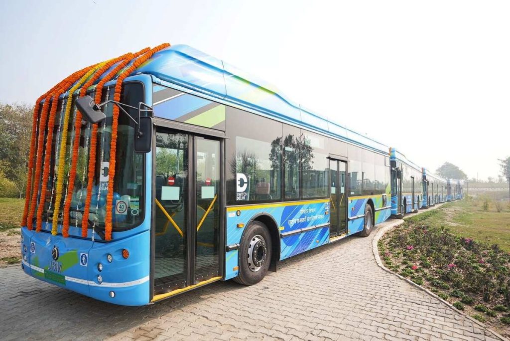 Delhi Launches 1,400 Electric Buses