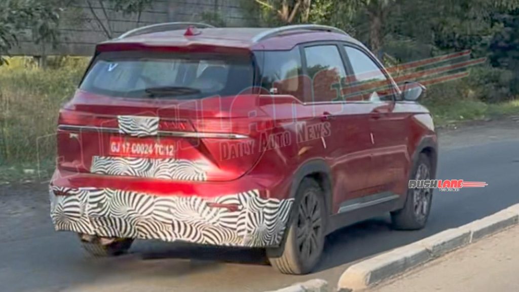 MG Hector Facelift Spied Testing in India